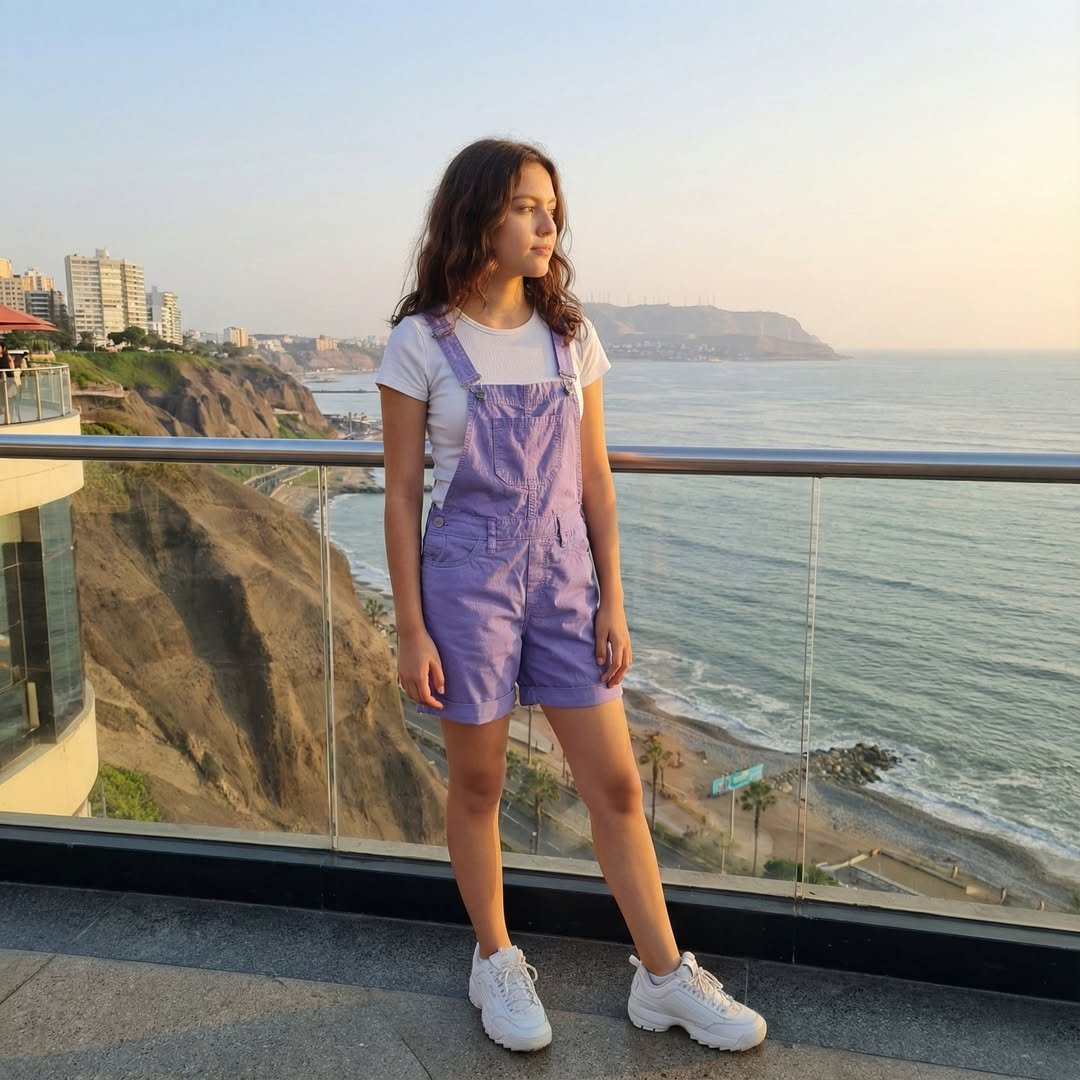 Short Overol Niña