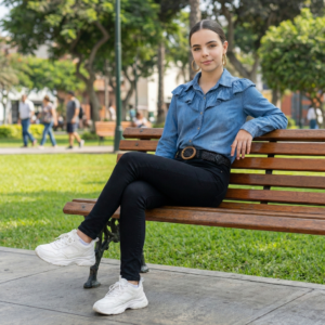 Camisa Denim Romántico